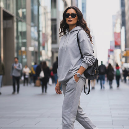 Nordune Oversized Ash Grey Hoodie