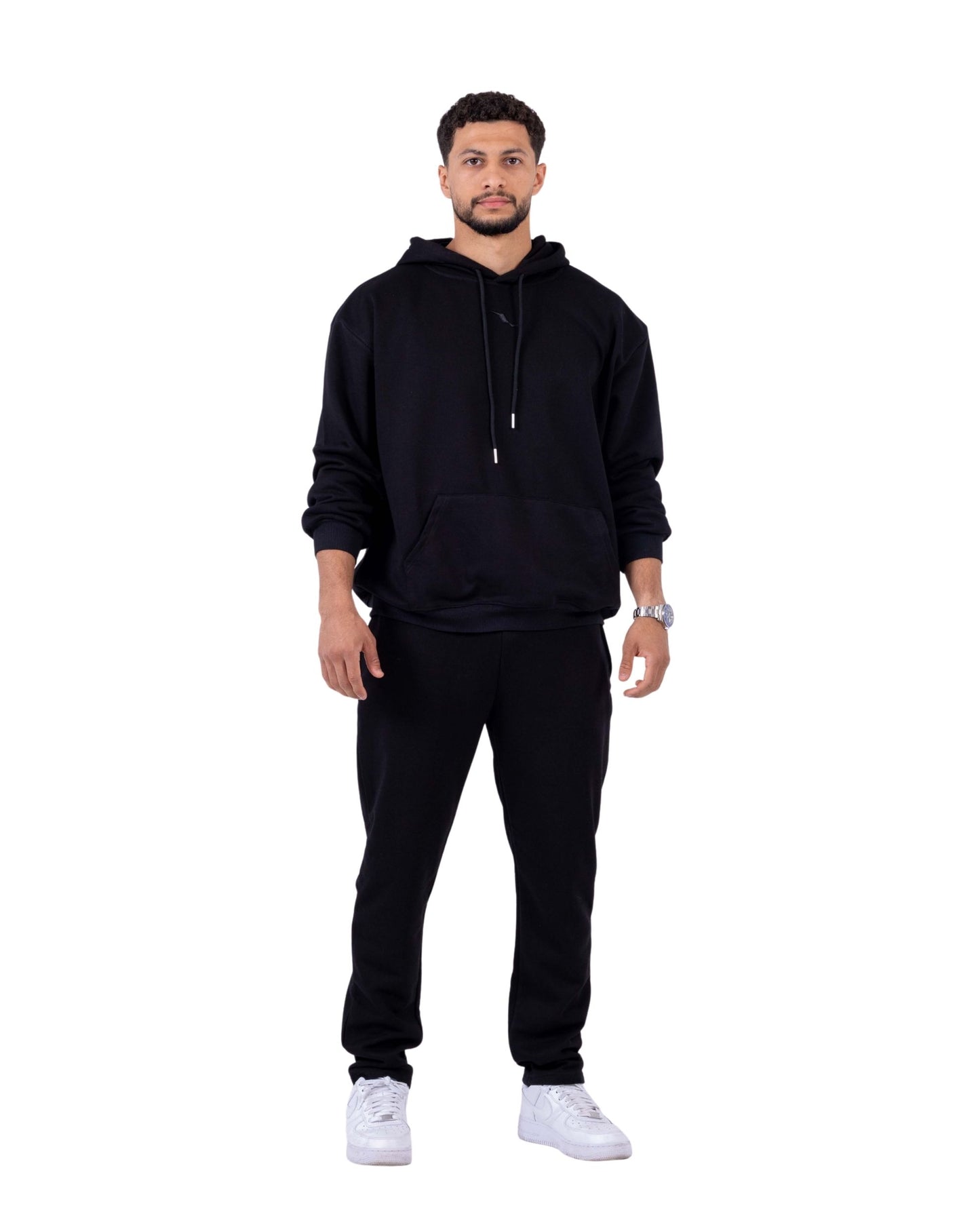 REGULAR-FIT JOGGERS - SLATE BLACK