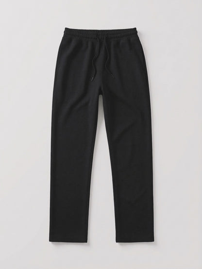 Regular-Fit Black Joggers
