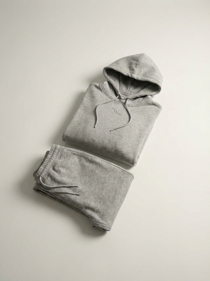 Regular-Fit Ash Grey Joggers
