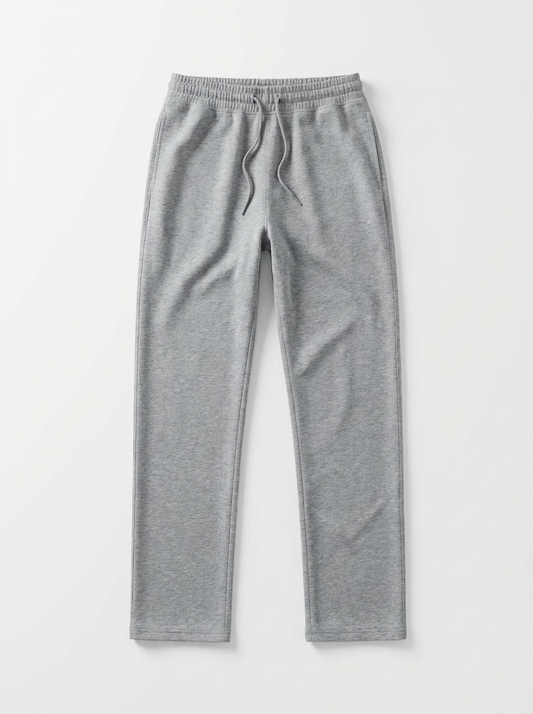 Regular-Fit Ash Grey Joggers