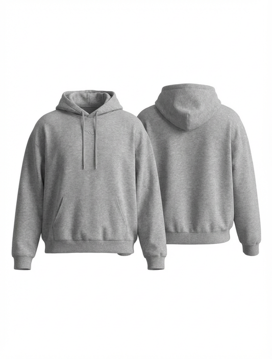 Nordune Oversized Ash Grey Hoodie